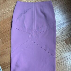 Elegant dusty mauve Women's pencil Skirt midi size Small